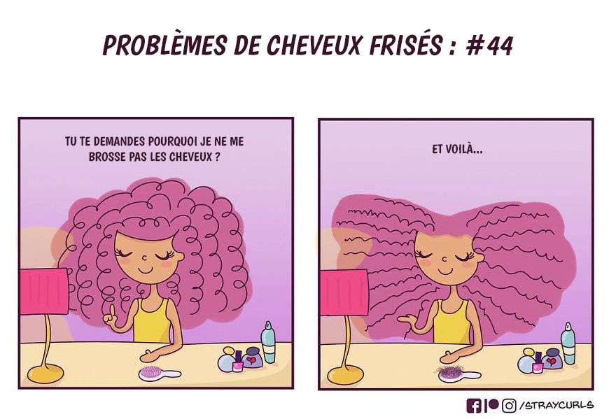 Cheveux frisés - c'est fait maison