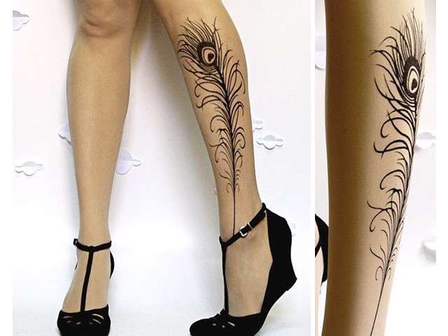 29 collants originaux avec effet tatouage - C'est fait maison