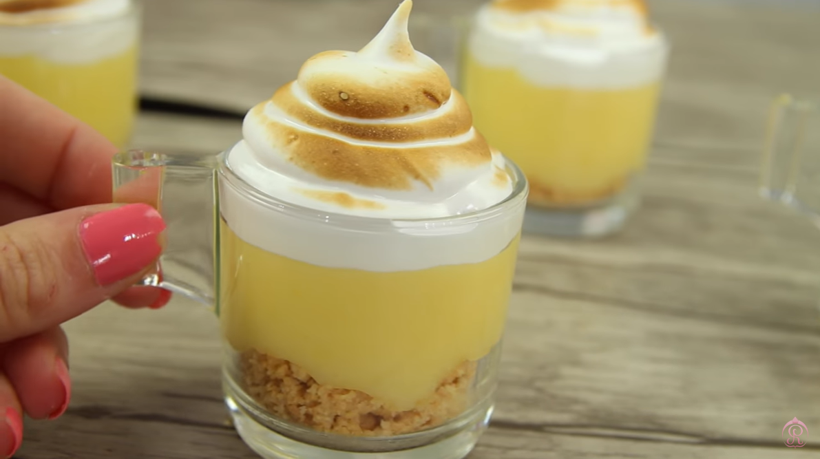 Verrine Tarte Au Citron Meringuée - C'est Fait Maison