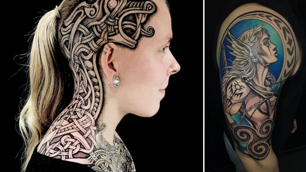 Les gens partagent des photos de leurs tatouages vikings et ça déchire
