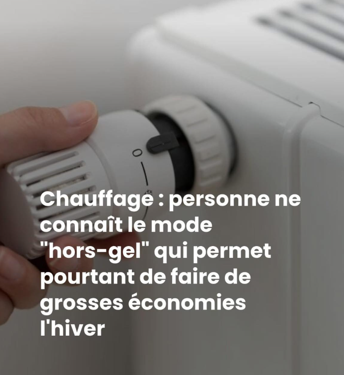 Chauffage le mode "horsgel", cette fonction méconnue qui peut vous — free download