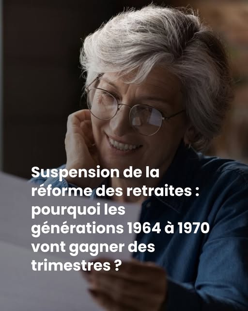 Suspension de la réforme des retraites : ces générations vont gagner ...